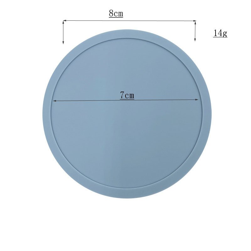Round Non-Slip Silicone Coaster detail image 4