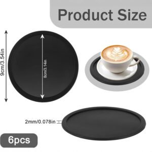 Round Non-Slip Silicone Coaster main image 2