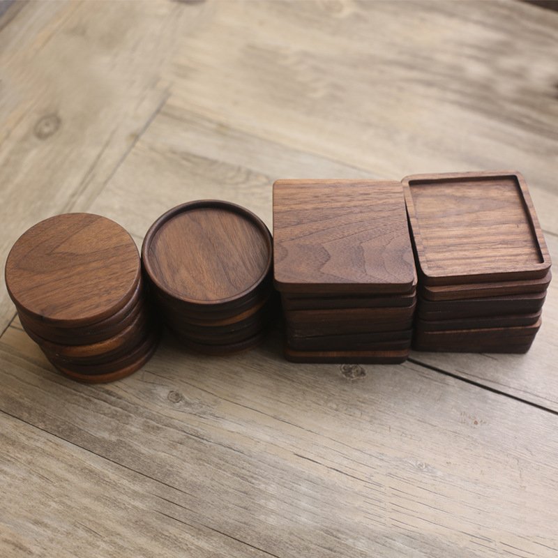 Custom Engraved Solid Wood Coaster main image 2