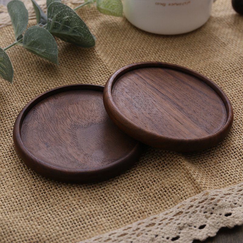 Custom Engraved Solid Wood Coaster main image 4
