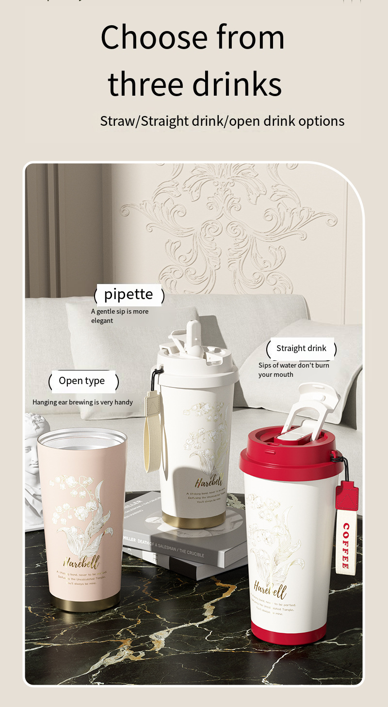 316 Stainless Steel 3-in-1 Insulated Coffee Cup detail image 4