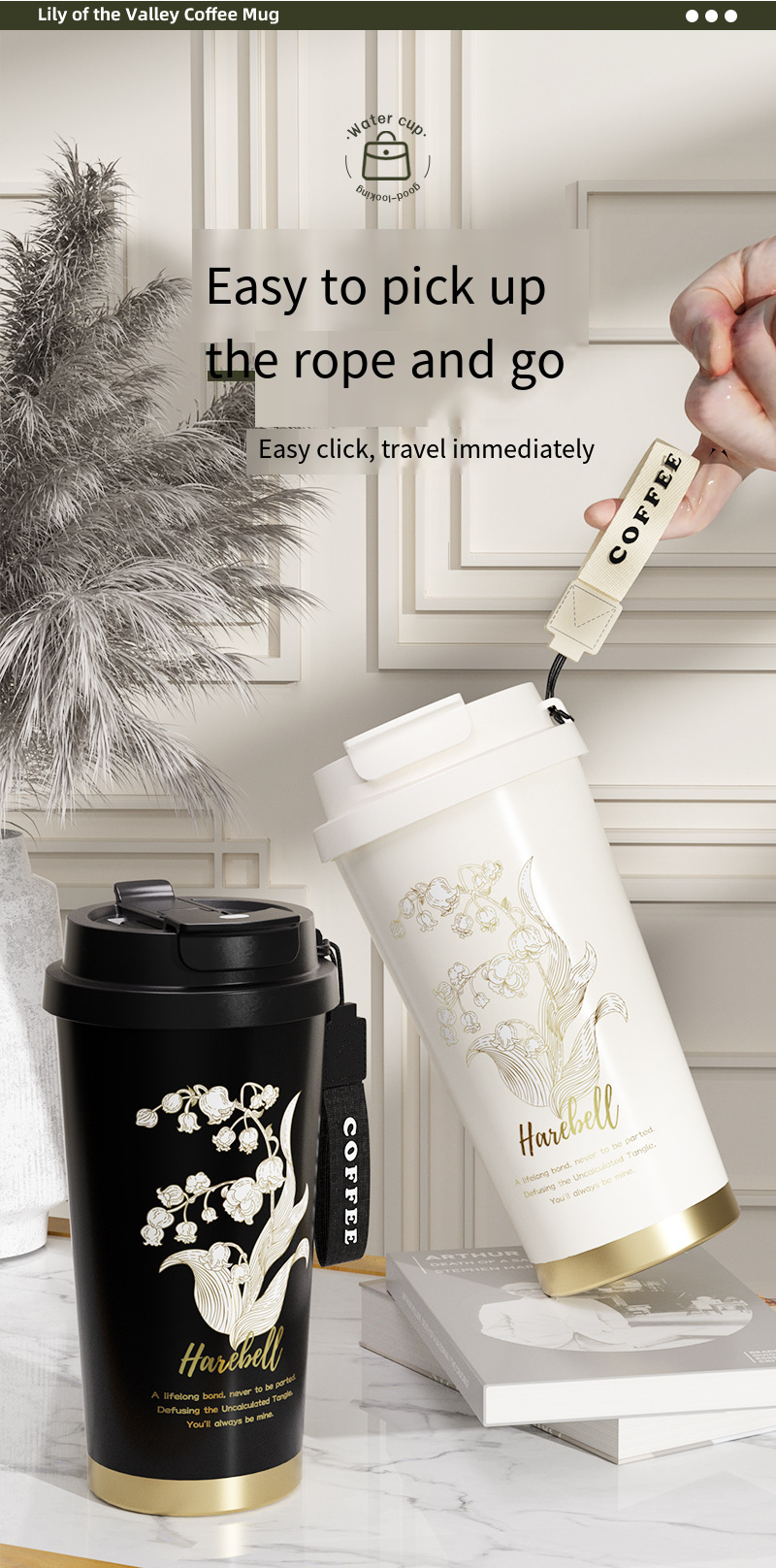 316 Stainless Steel 3-in-1 Insulated Coffee Cup detail image 8