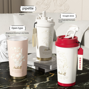 316 Stainless Steel 3-in-1 Insulated Coffee Cup main image 3