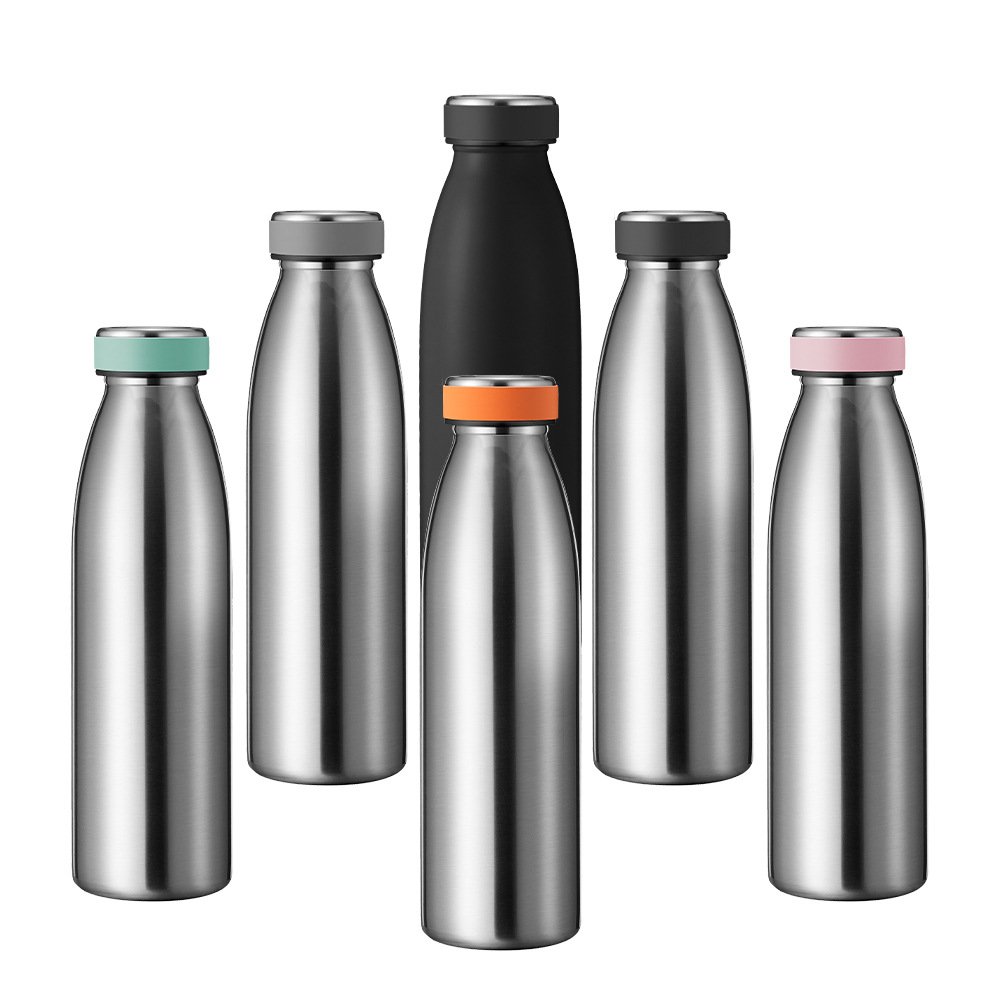 Stainless Steel Milk Bottle with Silicone Lid detail image 11