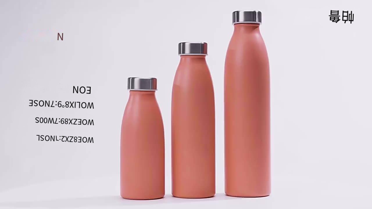 Stainless Steel Milk Bottle with Silicone Lid main image 1