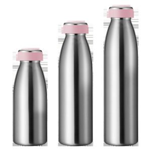 Stainless Steel Milk Bottle with Silicone Lid main image 9