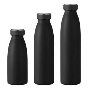 Stainless Steel Milk Bottle with Silicone Lid main image 3