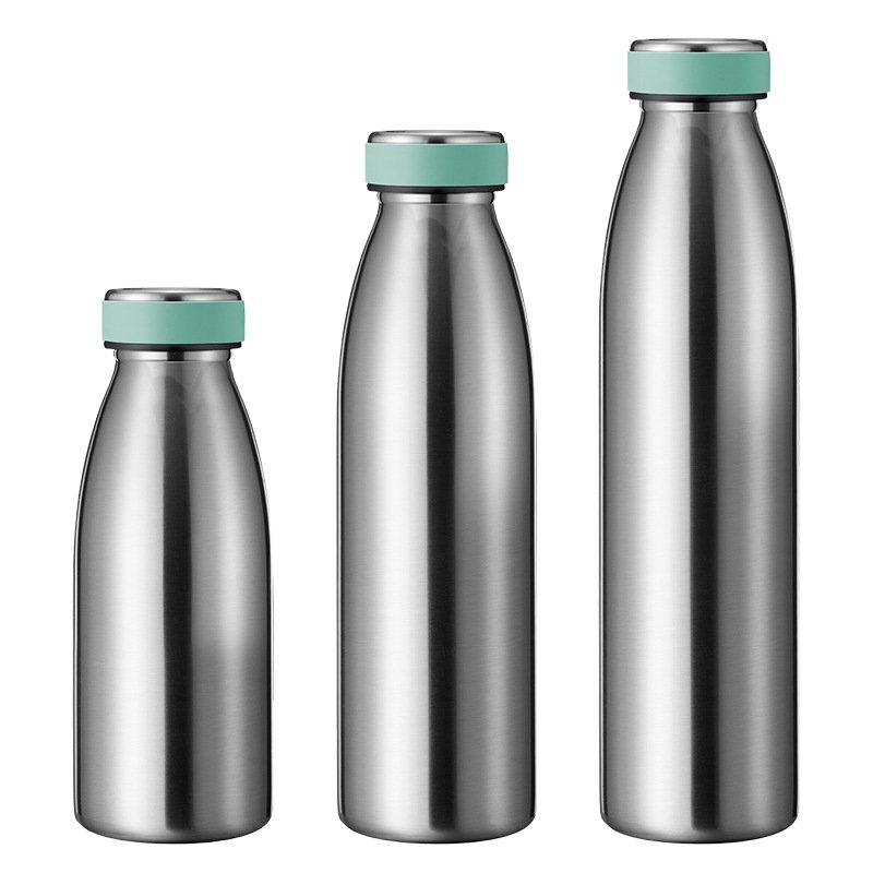 Stainless Steel Milk Bottle with Silicone Lid main image 5
