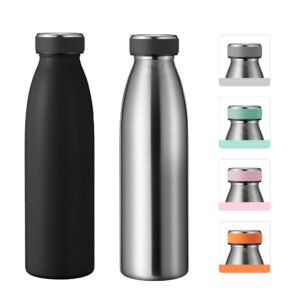 Stainless Steel Milk Bottle with Silicone Lid main image 6