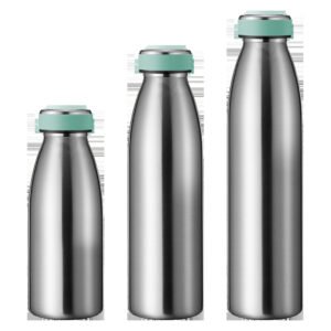 Stainless Steel Milk Bottle with Silicone Lid main image 7