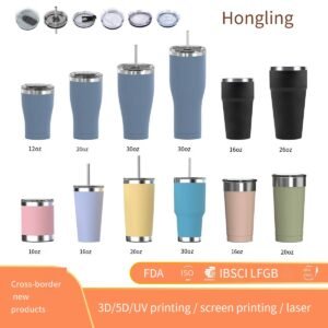 20oz 304 Stainless Steel Vacuum Travel Tumbler main image 1