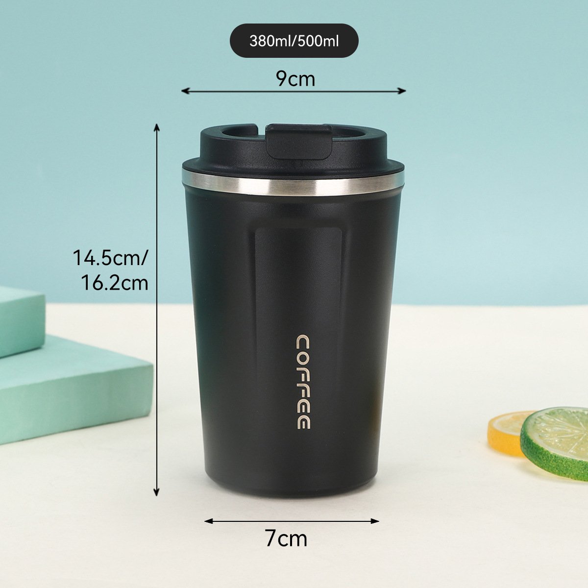 Double-Wall 304 Stainless Steel Vacuum Coffee Cup detail image 1