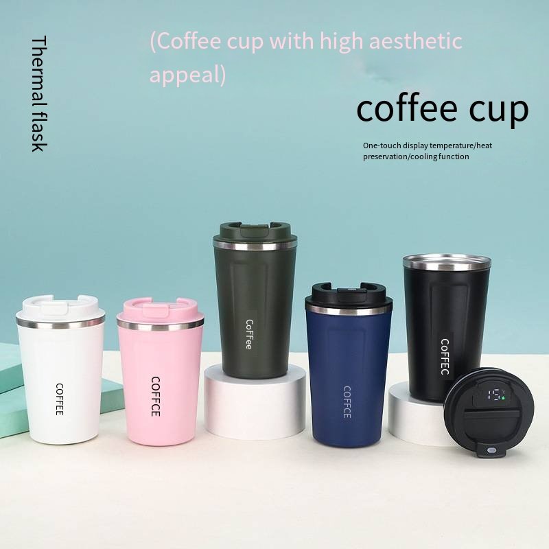 Double-Wall 304 Stainless Steel Vacuum Coffee Cup main image 1