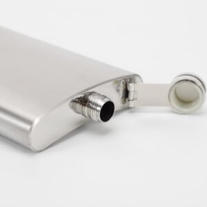 Stainless Steel Hip Flask in Multiple Sizes main image 2