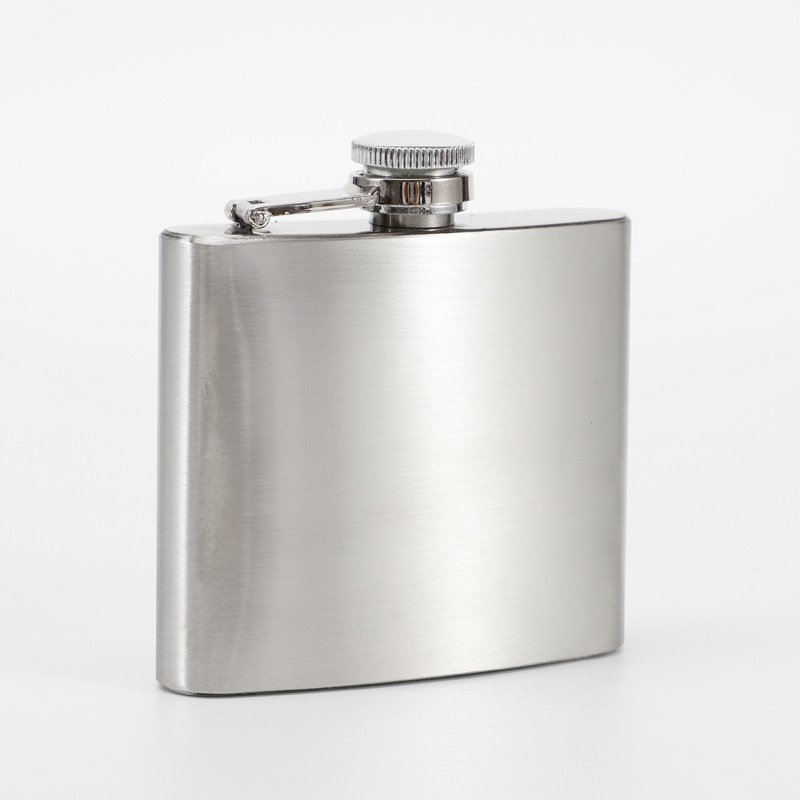 Stainless Steel Hip Flask in Multiple Sizes main image 3
