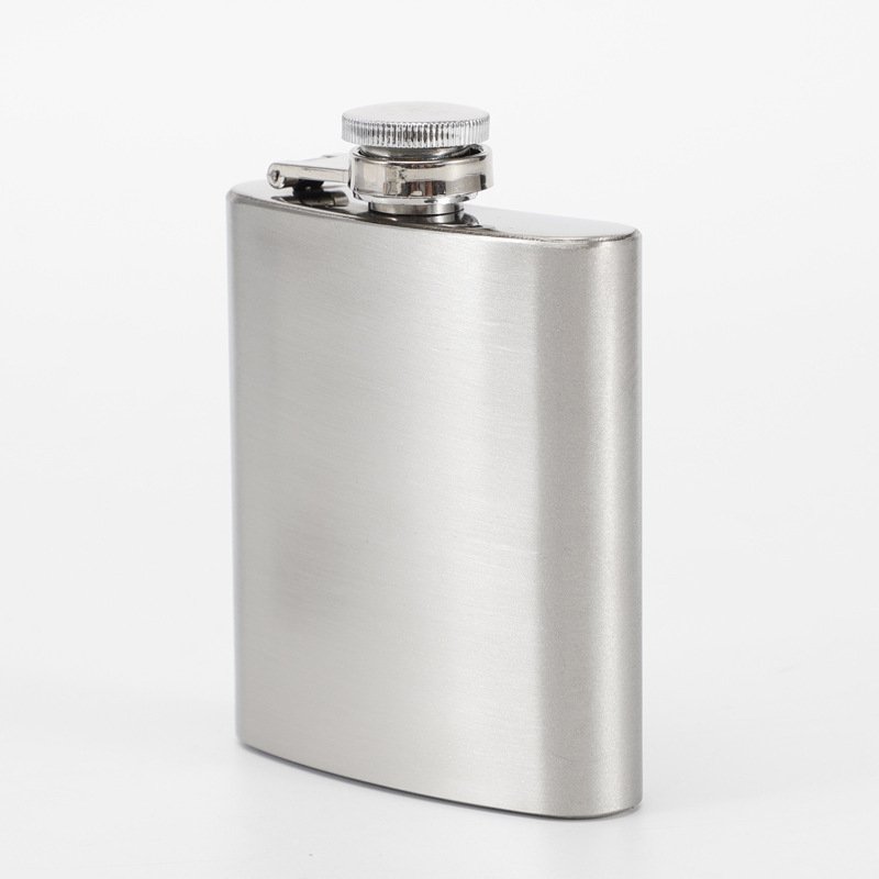 Stainless Steel Hip Flask in Multiple Sizes main image 5
