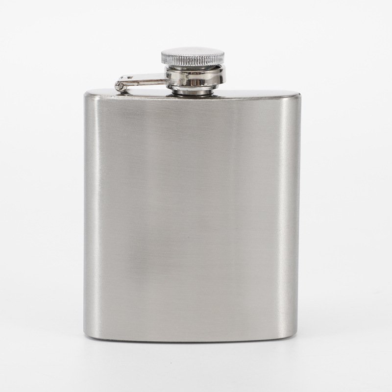 Stainless Steel Hip Flask in Multiple Sizes sku image 3