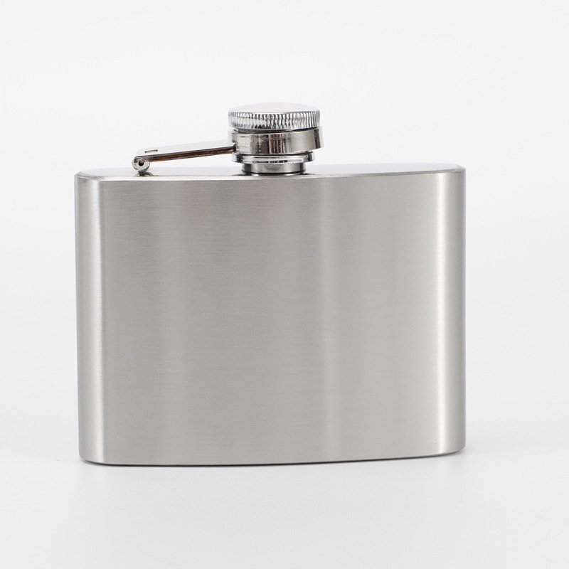 Stainless Steel Hip Flask in Multiple Sizes sku image 4