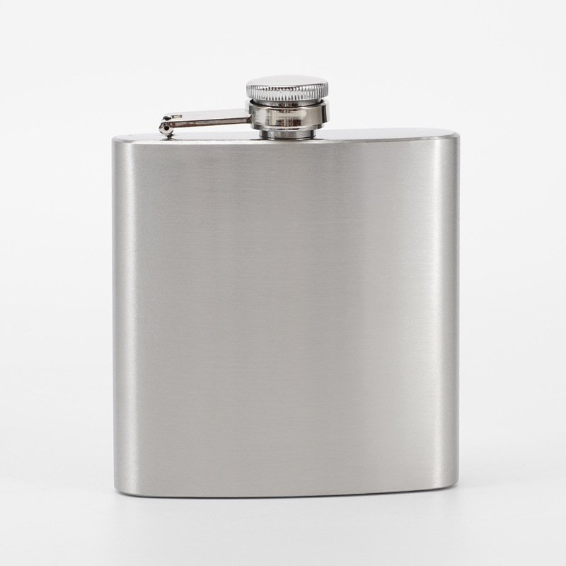 Stainless Steel Hip Flask in Multiple Sizes sku image 7