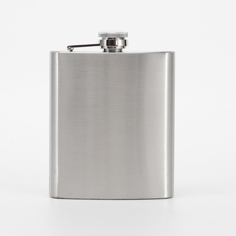 Stainless Steel Hip Flask in Multiple Sizes sku image 8