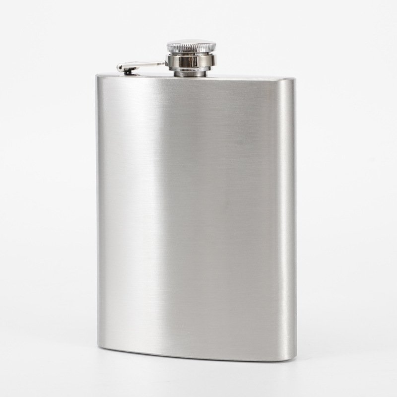 Stainless Steel Hip Flask in Multiple Sizes sku image 9