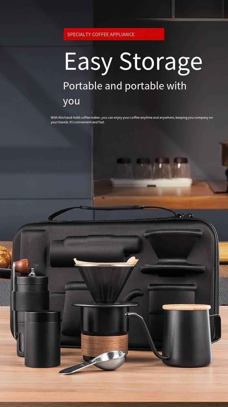Portable 6-Piece Pour-Over Coffee Set detail image 1