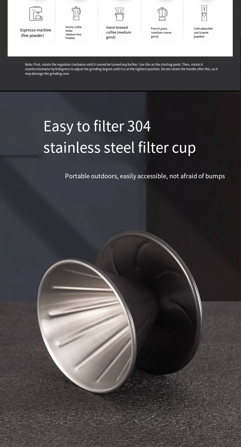 Portable 6-Piece Pour-Over Coffee Set detail image 7