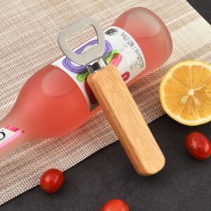 Wooden Handle Stainless Steel Beer Bottle Opener main image 4