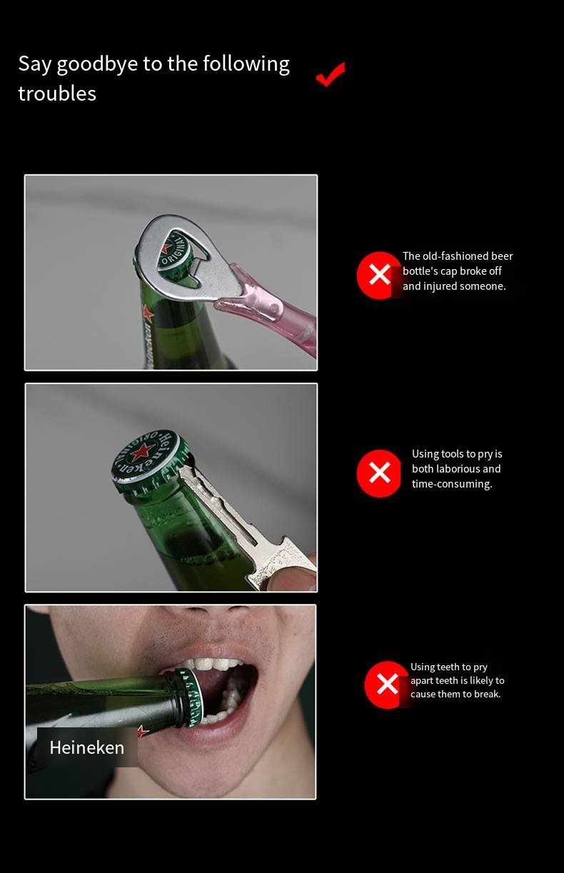 Automatic Push-Down Beer Bottle Opener detail image 2