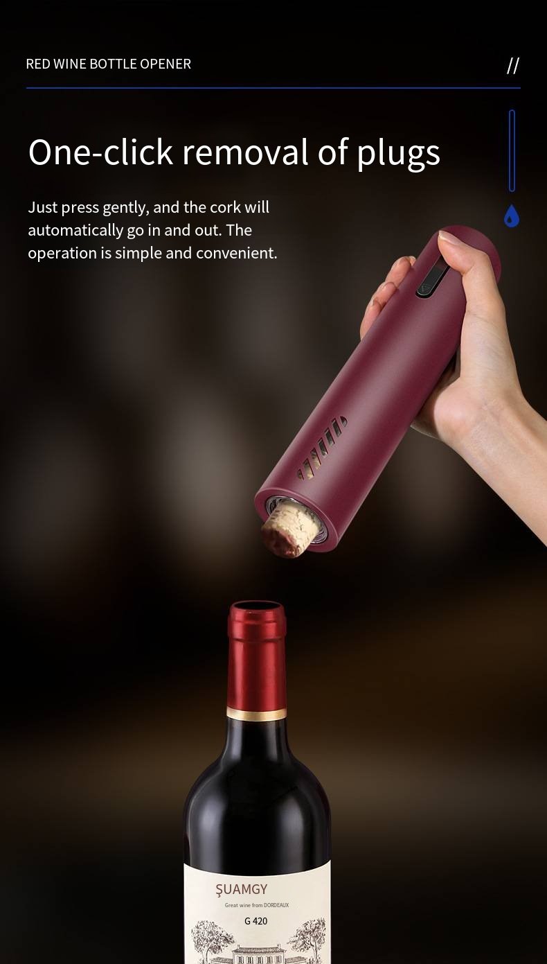 Portable Electric Wine Bottle Opener detail image 4
