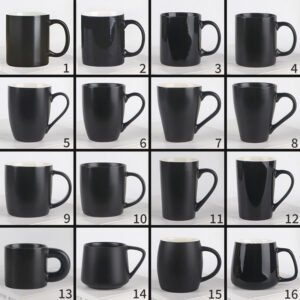 Nordic Matte Black Ceramic Mug main image 1