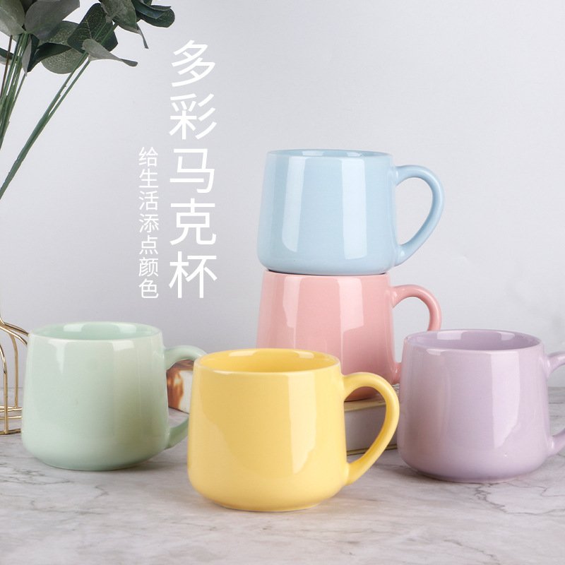 Minimalist White Ceramic Mug main image 4