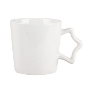 Minimalist White Ceramic Mug main image 5