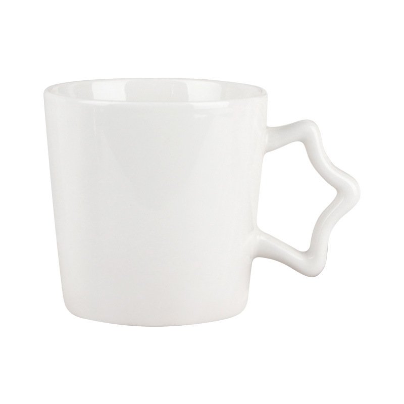 Minimalist White Ceramic Mug main image 5