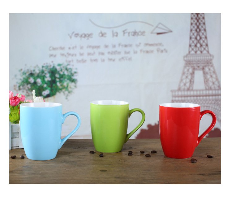 Korean-Style Candy Color Ceramic Mug detail image 8