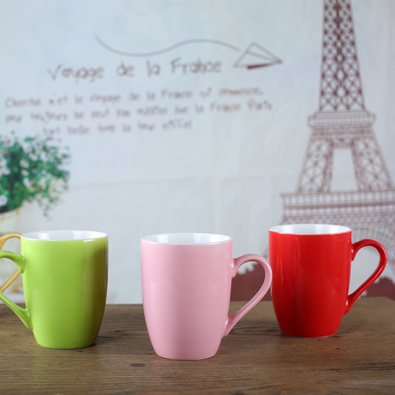 Korean-Style Candy Color Ceramic Mug main image 2