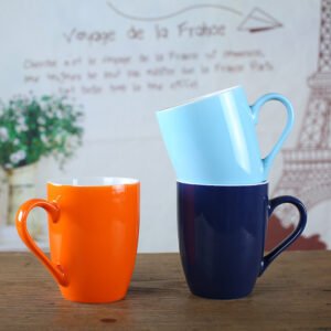 Korean-Style Candy Color Ceramic Mug main image 3