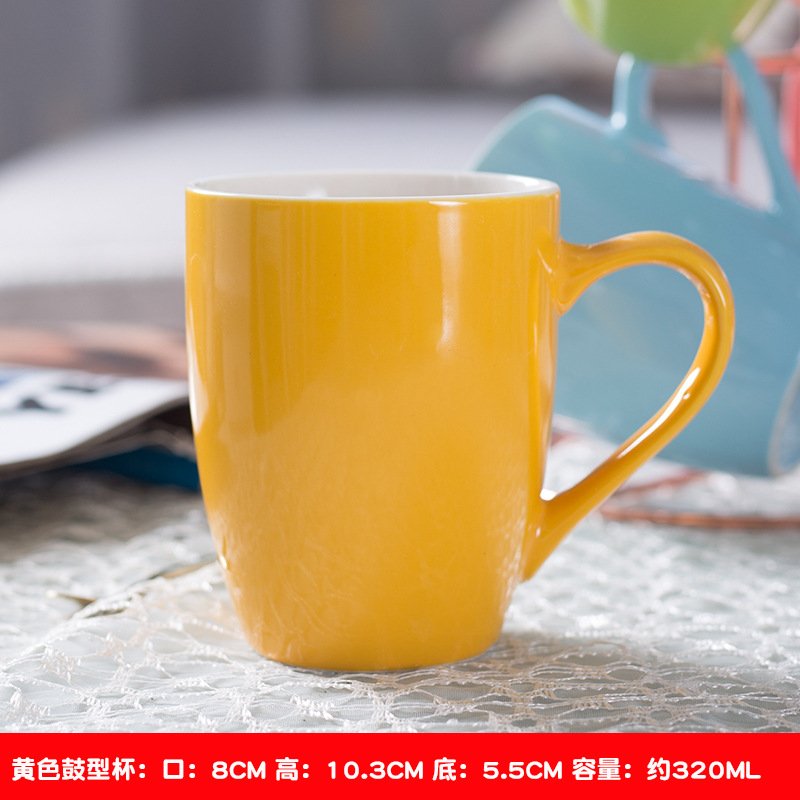 Korean-Style Candy Color Ceramic Mug sku image 2