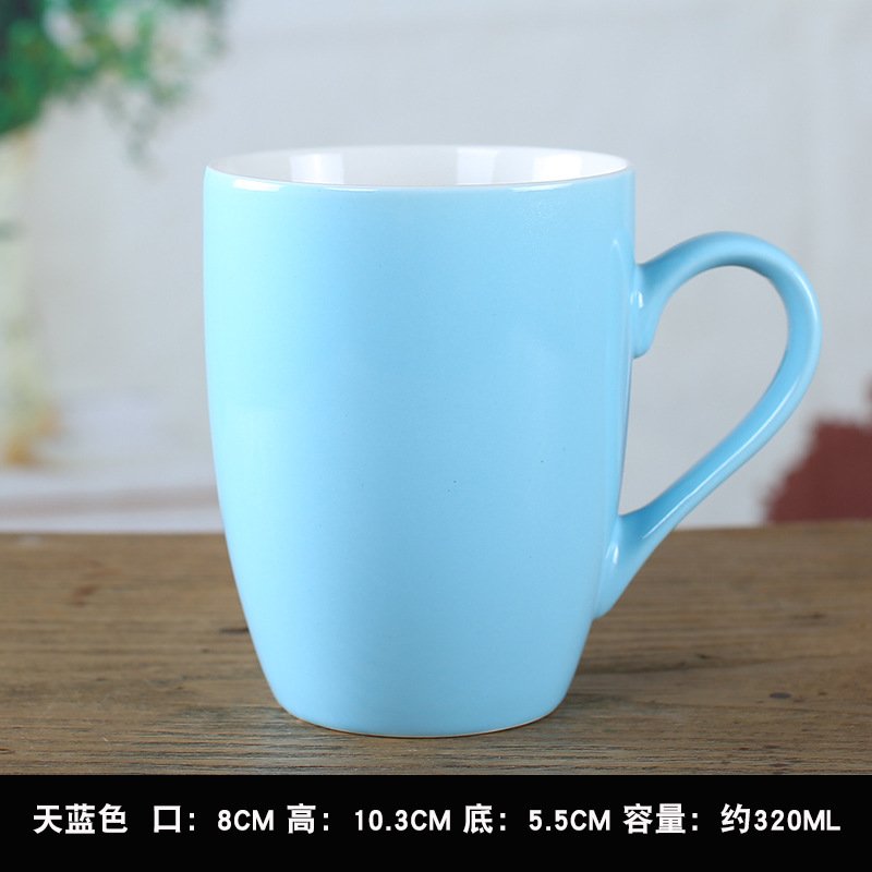 Korean-Style Candy Color Ceramic Mug sku image 7