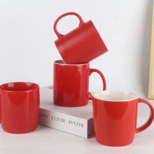 Festive Red Ceramic Mug main image 2