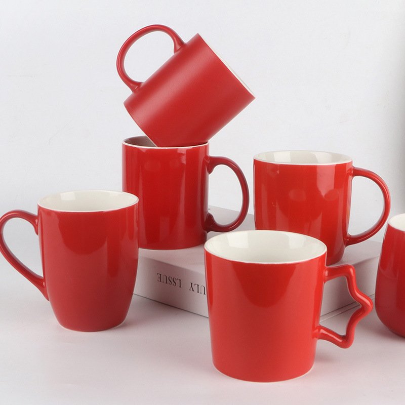 Festive Red Ceramic Mug main image 3
