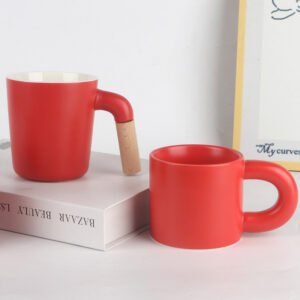 Festive Red Ceramic Mug main image 4