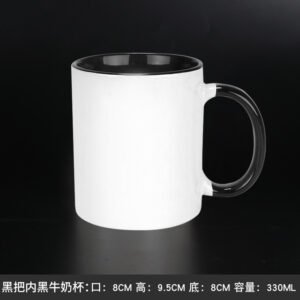 Two-Tone Ceramic Mug with Colored Interior and Handle main image 3