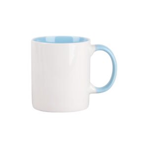 Two-Tone Ceramic Mug with Colored Interior and Handle main image 5