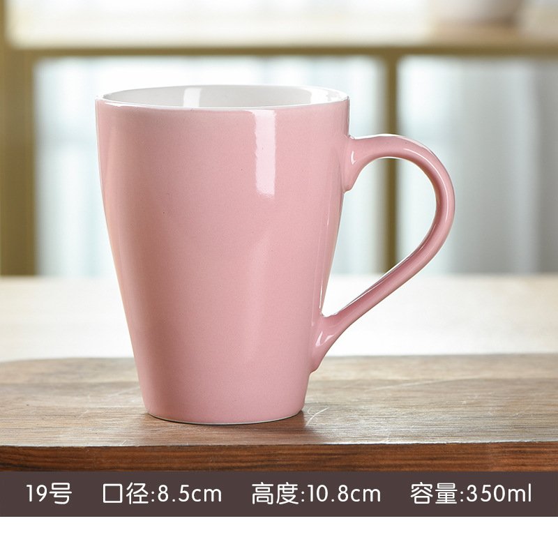 Korean-Style Candy Color Melon-Shaped Ceramic Mug sku image 7
