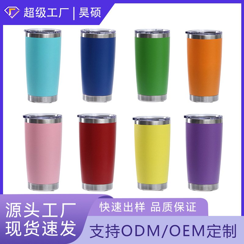 12oz/14oz 304 Stainless Steel Insulated Mug with Handle and Lid detail image 20