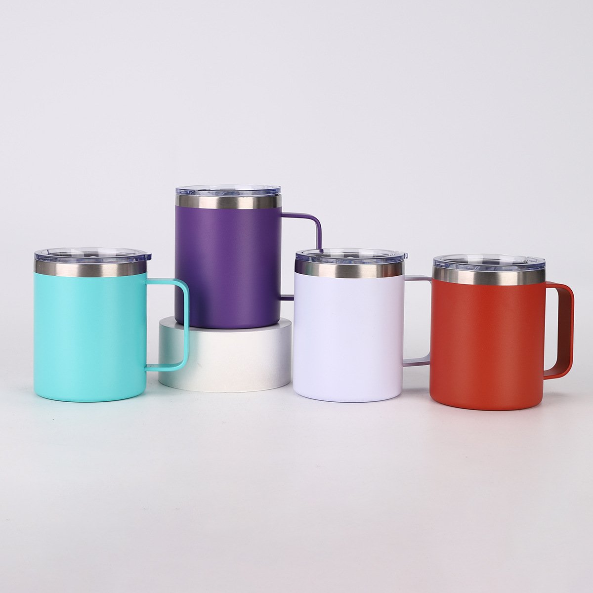 12oz/14oz 304 Stainless Steel Insulated Mug with Handle and Lid detail image 27