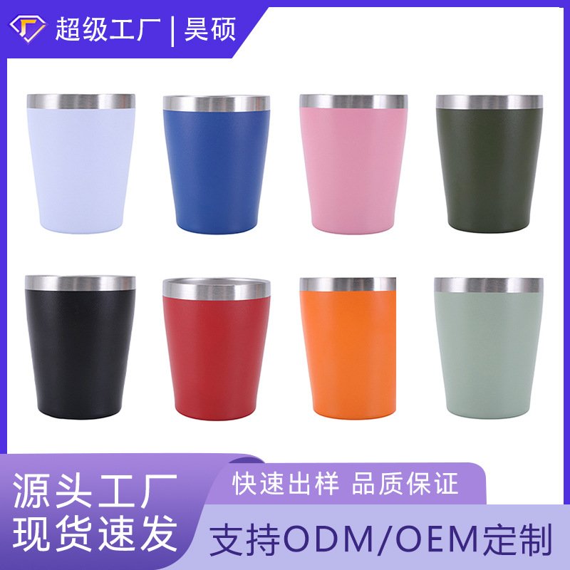 12oz/14oz 304 Stainless Steel Insulated Mug with Handle and Lid detail image 10