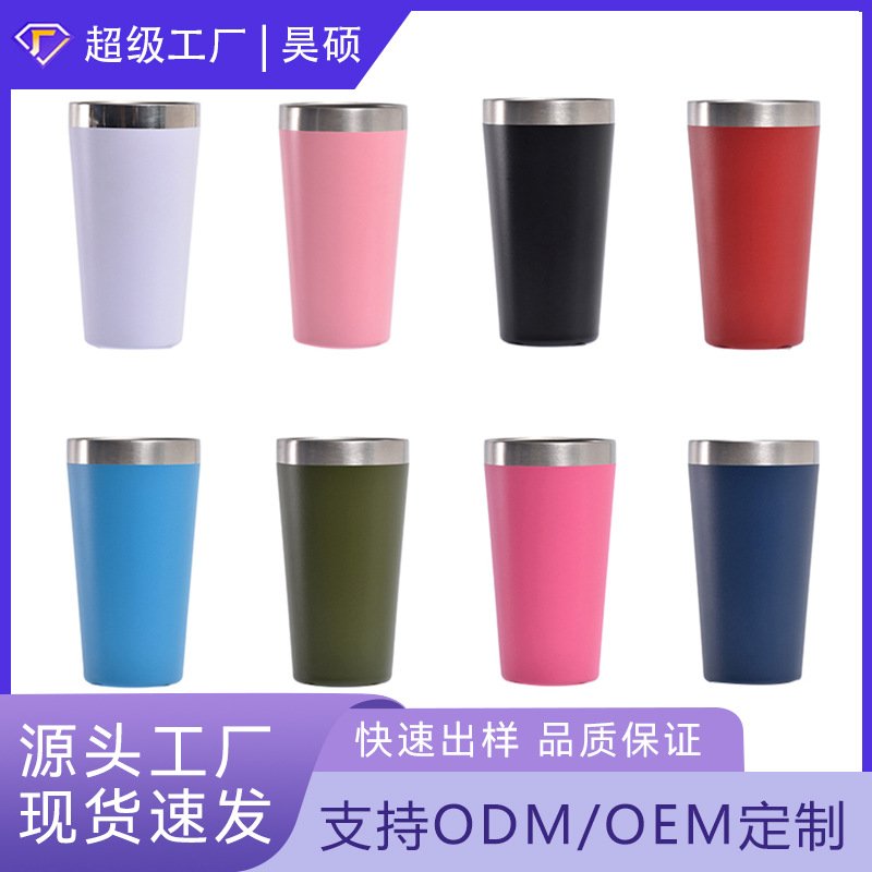 12oz/14oz 304 Stainless Steel Insulated Mug with Handle and Lid detail image 16