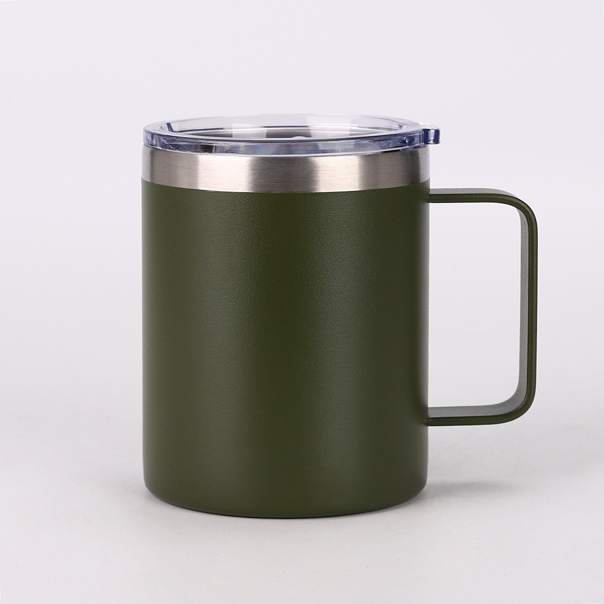 12oz/14oz 304 Stainless Steel Insulated Mug with Handle and Lid detail image 38